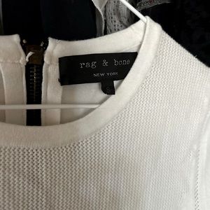 Mesh 3/4 sleeve White Rag & Bone Top